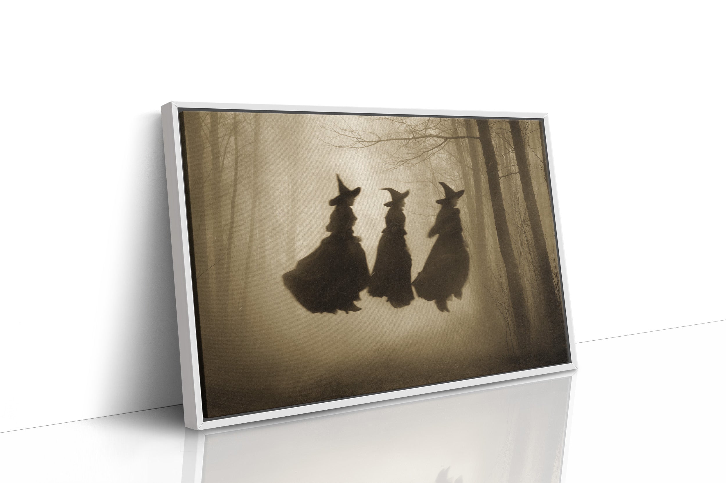 Witches Gather In Misty Woods