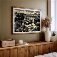 Desert Plains Dance With Mountains