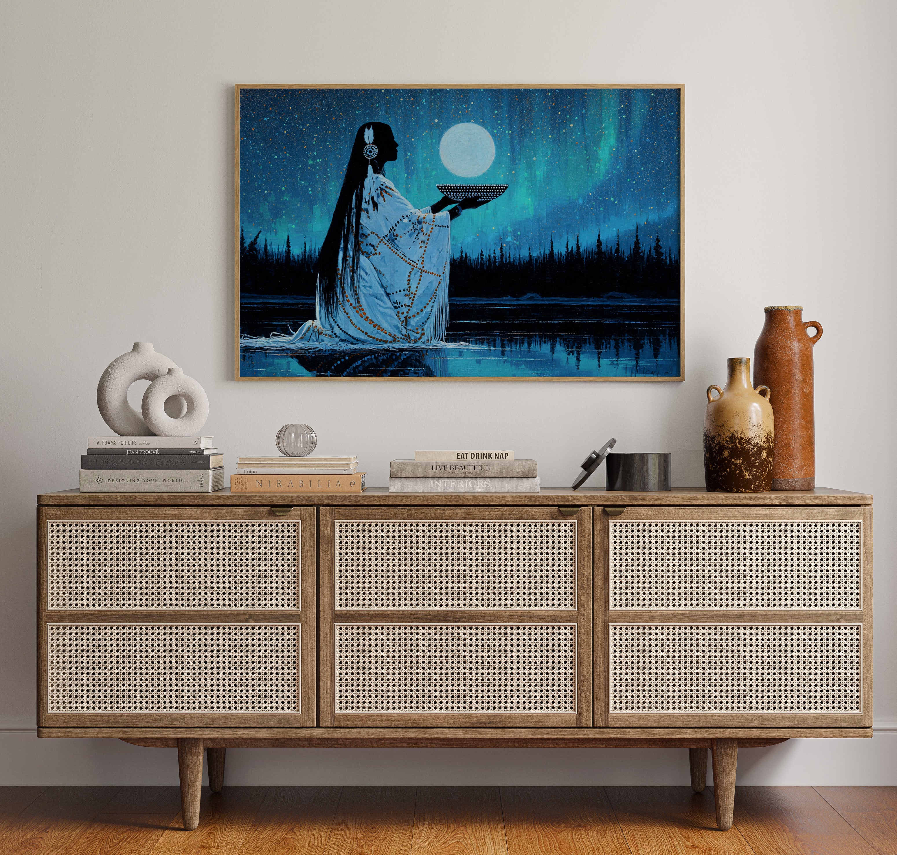 Sacred Waters Hold The Moon