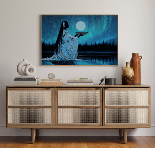 Sacred Waters Hold The Moon