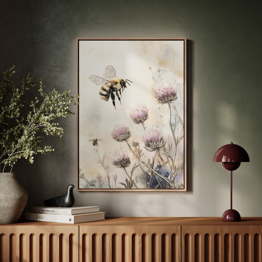 Pollinators Dance Among Petals