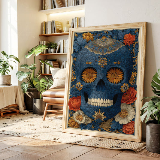 Floral Reverie Beneath Bone