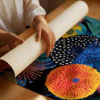 Tropical Blooms Dance At Midnight