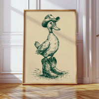 A Duck in Cowboy Boots