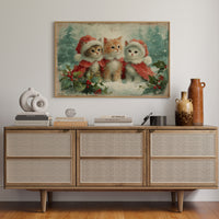 Holiday Kittens Share Winter Magic