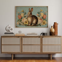 Spring Garden Keeps Rabbit Company