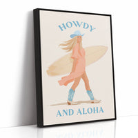 Cowgirl Waves Meet Sandy Shores