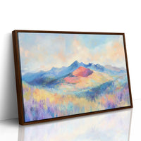 Lavender Fields Meet Coral Mountains