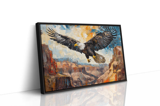 Majestic Eagle Over Painted Canyons