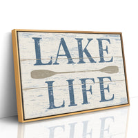 Lake Life, Weathered Sign