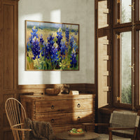 Bluebonnets Dance Under Prairie Light