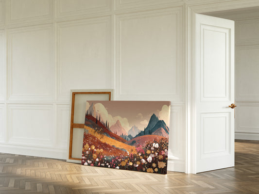 Alpine Meadows Bloom In Gold