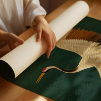 Noble Wings Against Emerald Depths