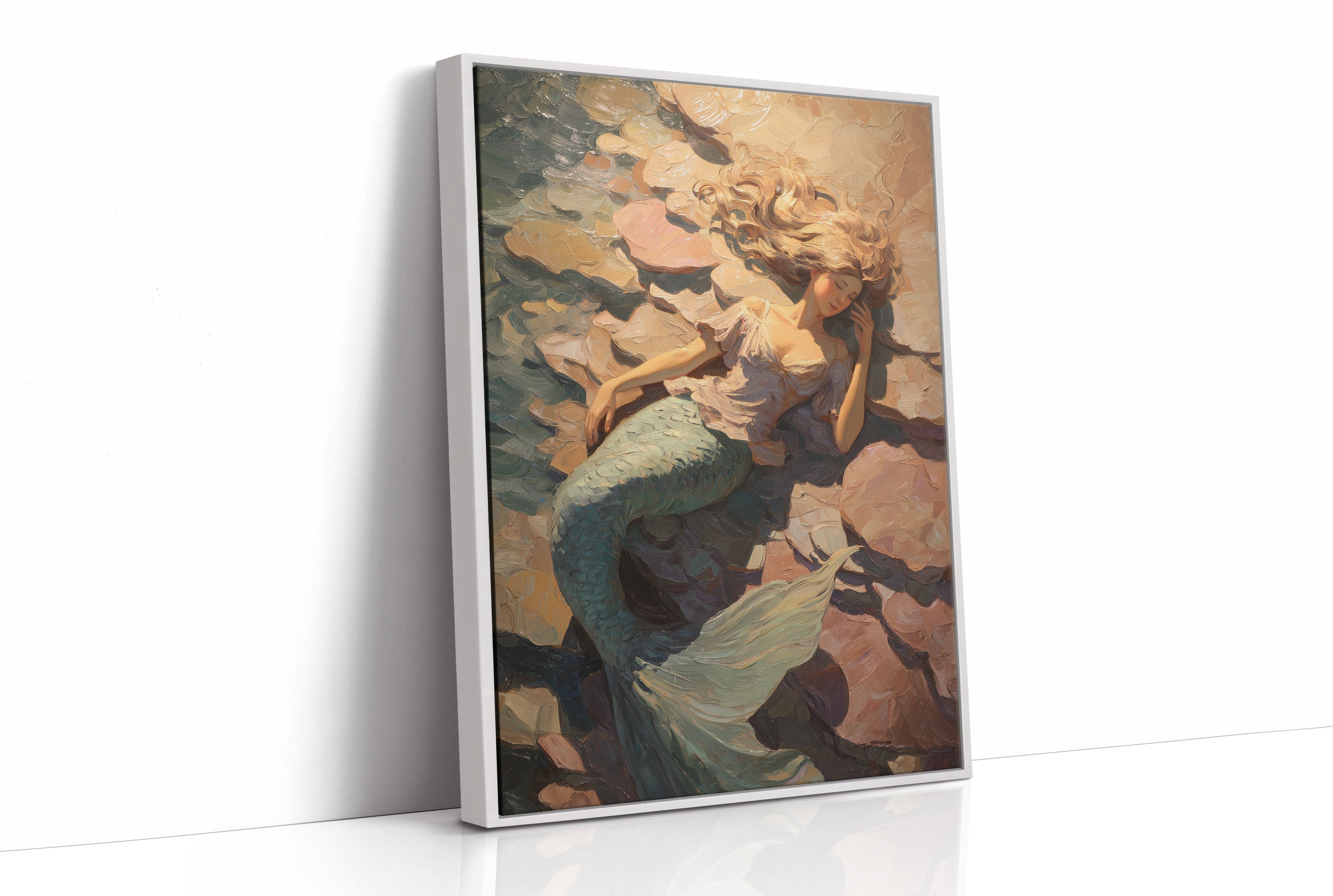 Coastal Myth Emerges From Canvas