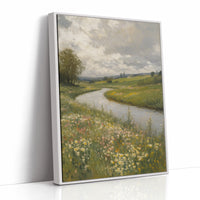 Wildflowers Along the Winding River