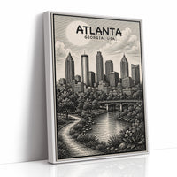 Atlanta in Woodcut