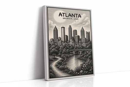 Atlanta in Woodcut