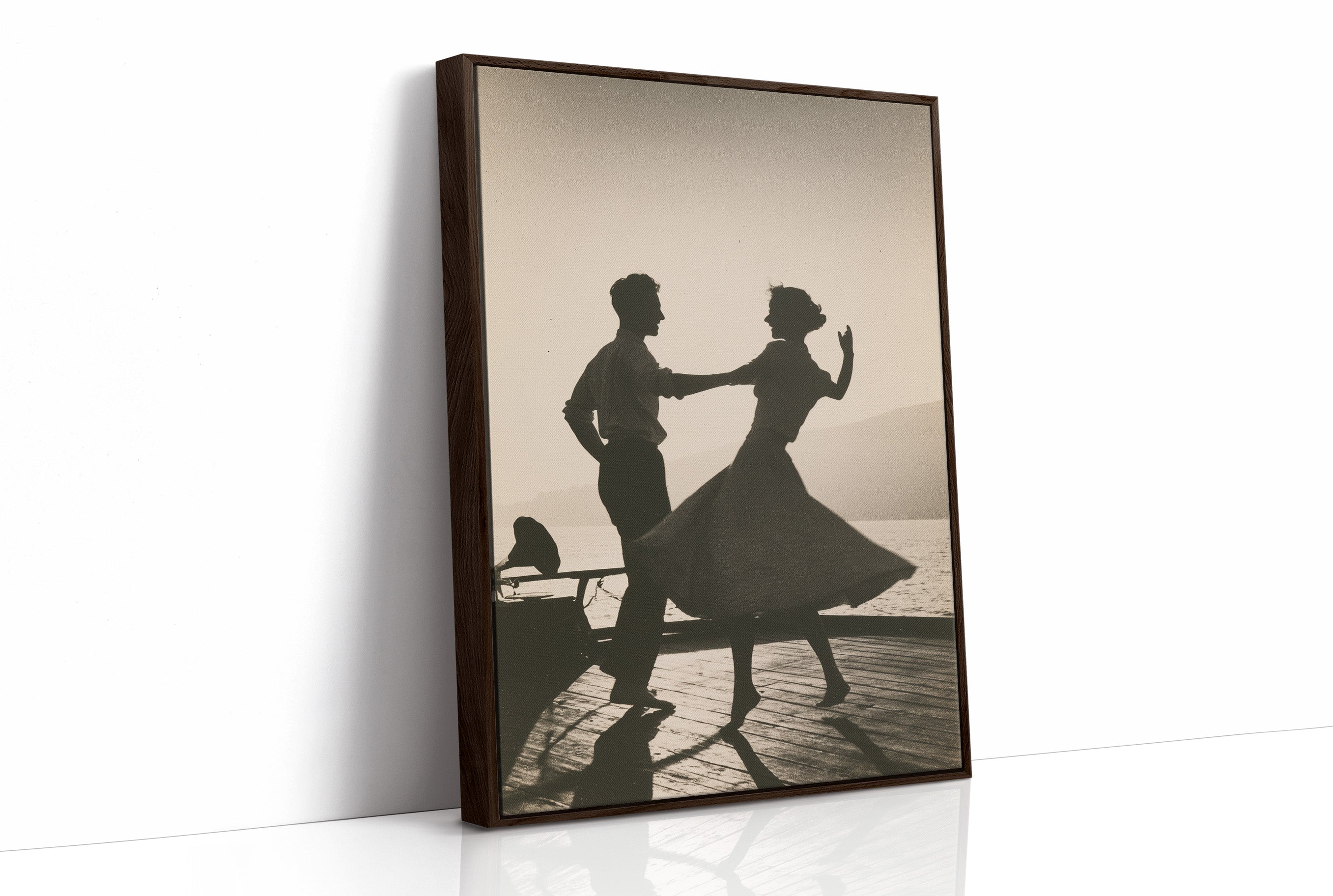 Dockside Waltz At Golden Hour