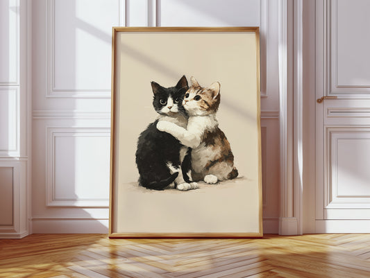 Paws Tangle in Gentle Affection