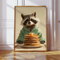 Morning Feast with a Furry Friend