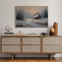 Winter Light Warms Mountain Solitude