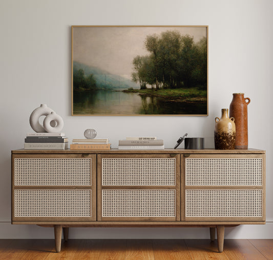 Mist Softens The River's Edge