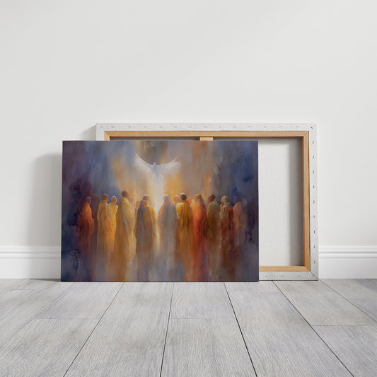 Light Ascends Through Gathered Souls