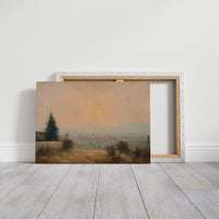 Apricot Haze Crowns Distant Valley
