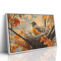 October's Robin Finds Maple Rest