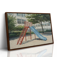Empty Playground Holds Summer Memories