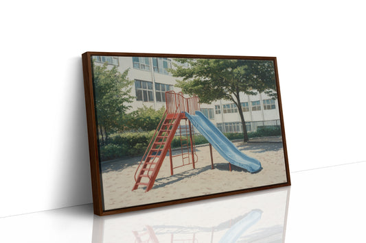 Empty Playground Holds Summer Memories