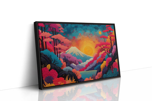 Sacred Mountain Blooms At Dawn