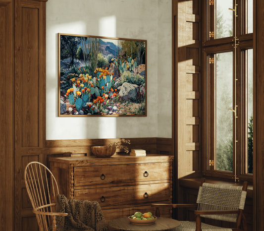 Prickly Pears Dance With Mountain Light