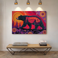 Spirit Bear's Inner Fire Glows