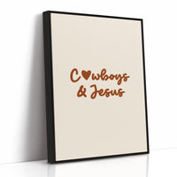 Faith Rides In Rustic Letters