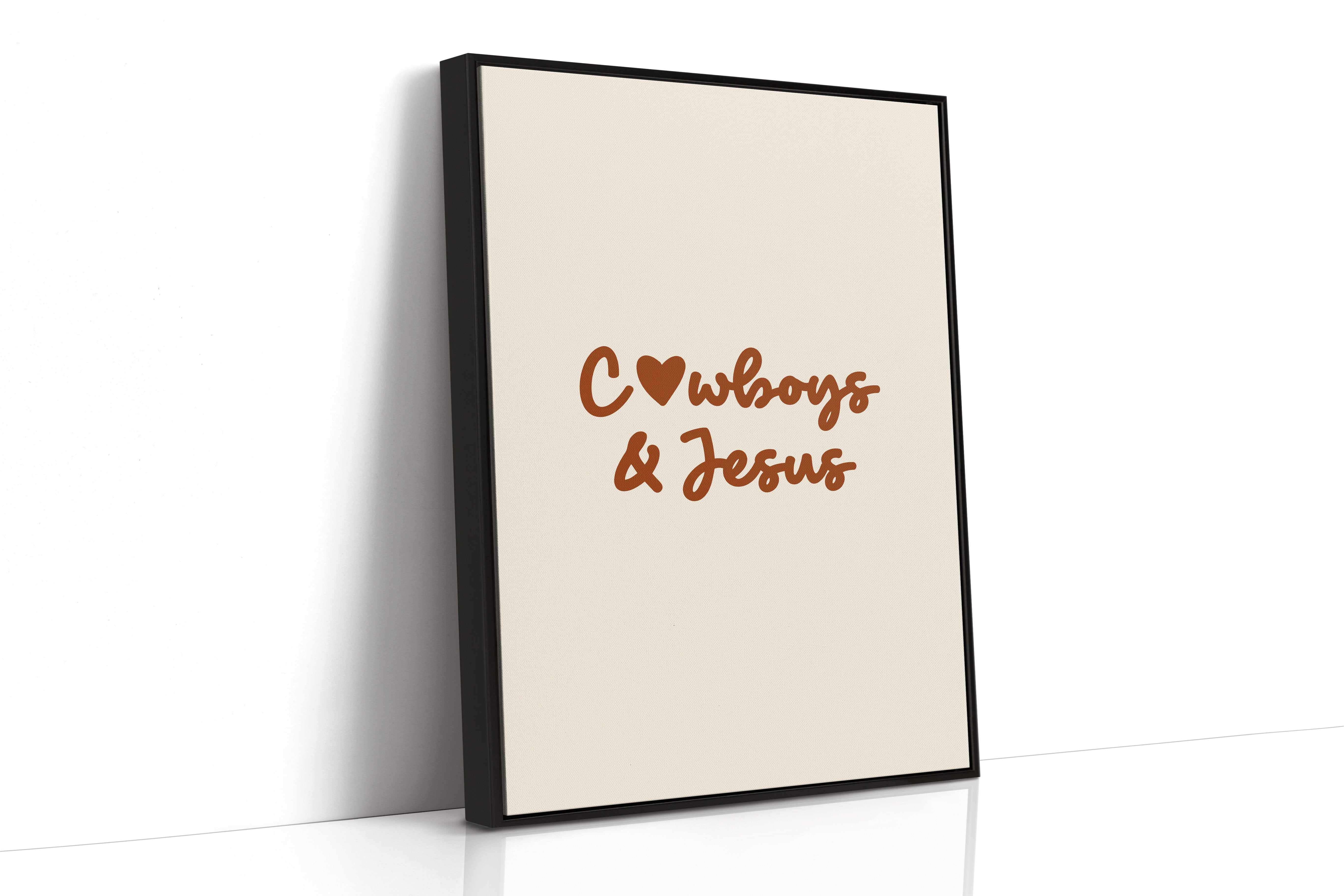 Faith Rides In Rustic Letters