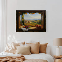 Autumn's Bounty Through Tuscan Windows