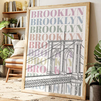 Pastel Stories Cross Brooklyn Bridge