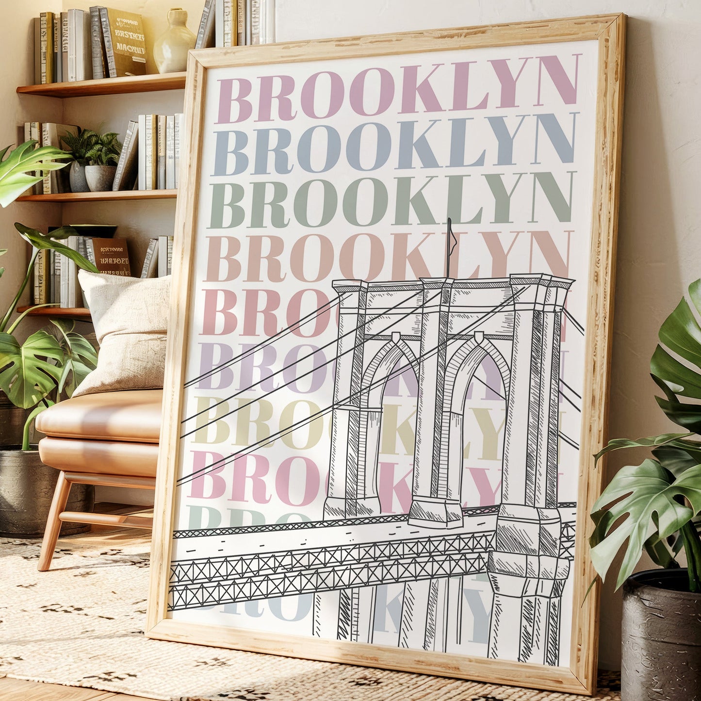 Pastel Stories Cross Brooklyn Bridge