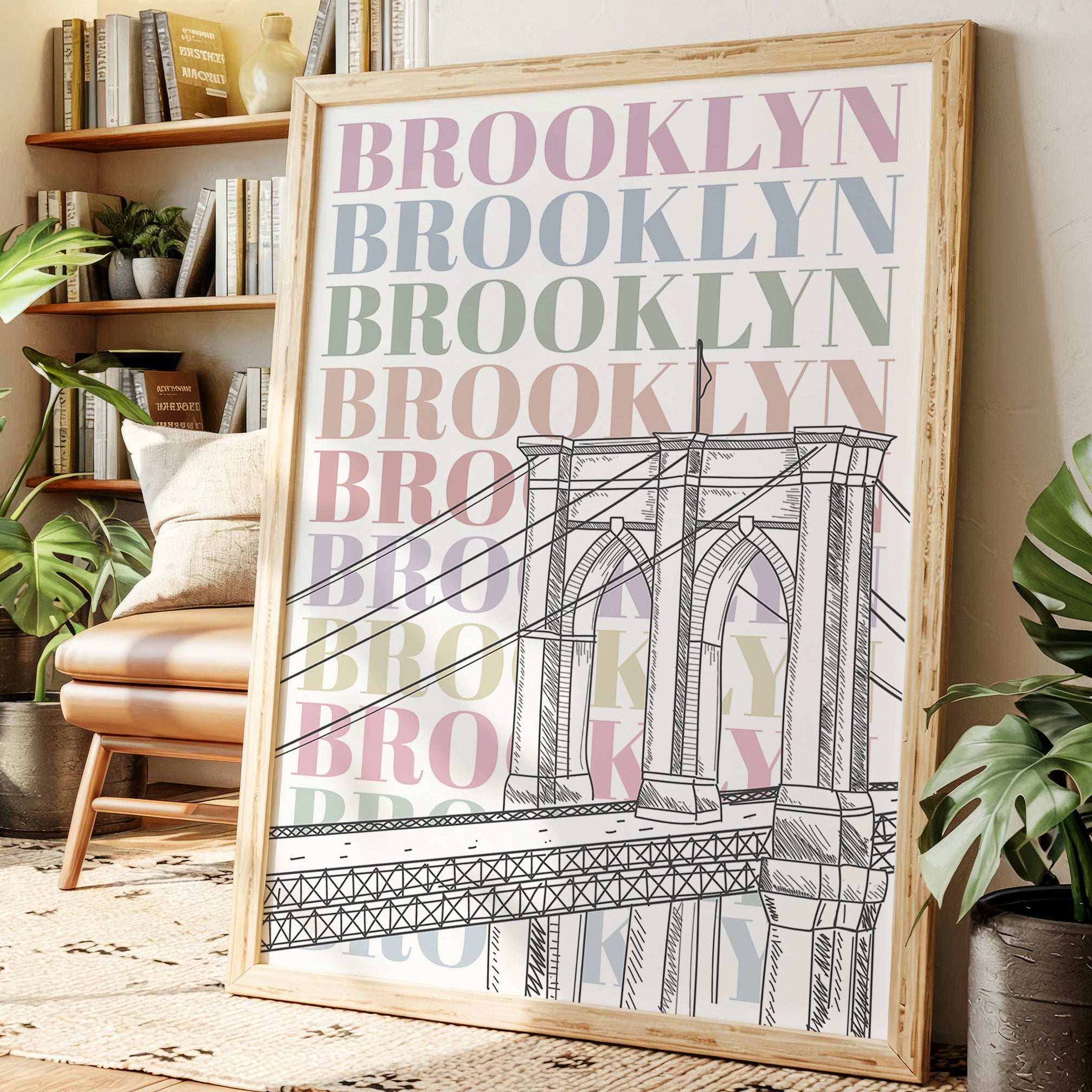 Pastel Stories Cross Brooklyn Bridge
