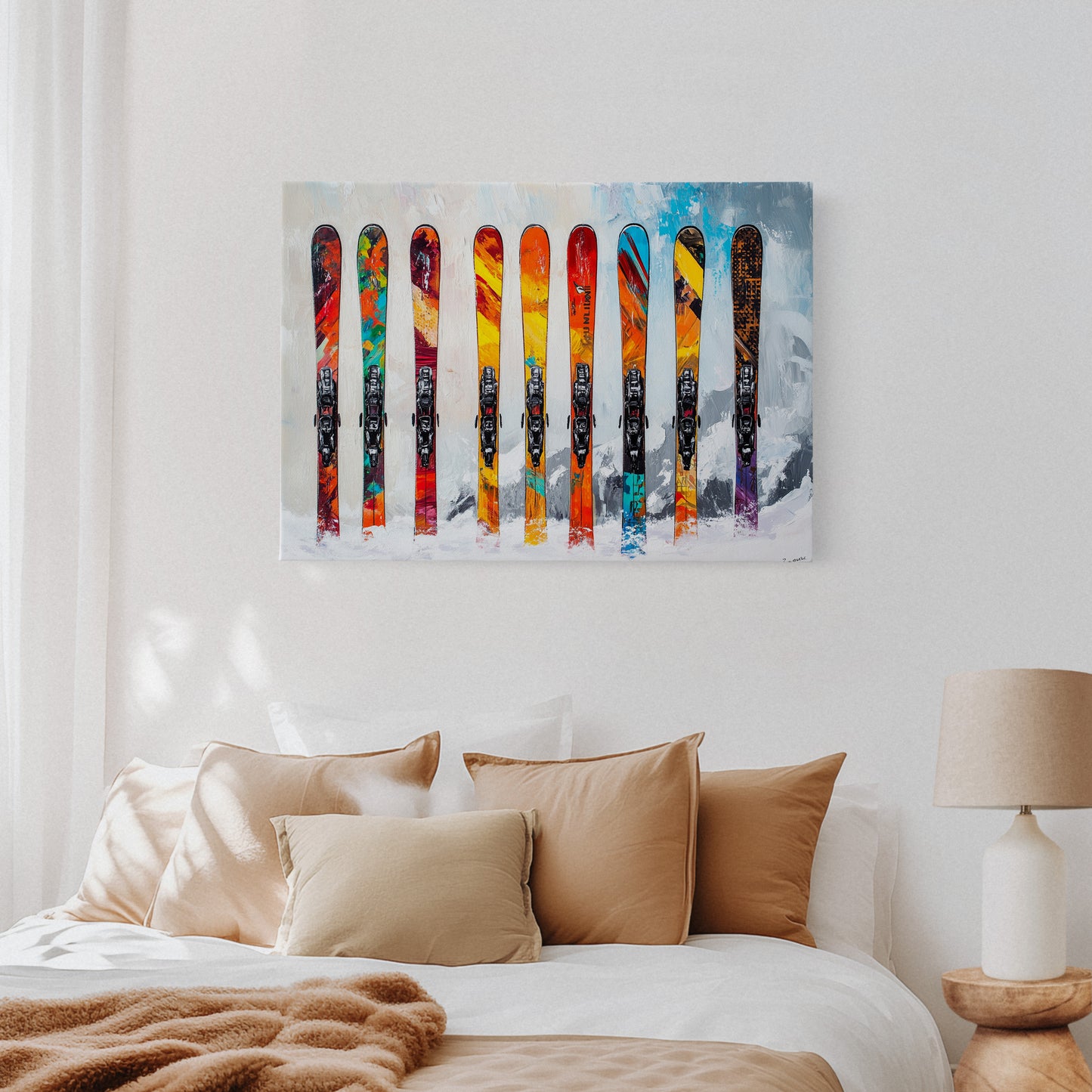 Mountain Colors Line Fresh Snow