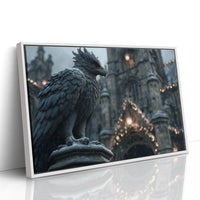 Gargoyle Watches Over Winter