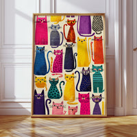 Feline Fiesta in Color