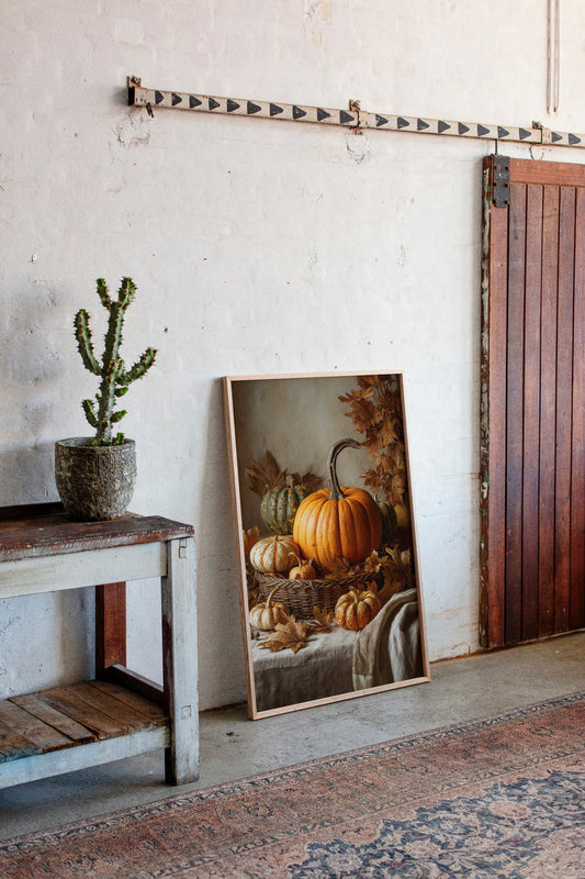 Harvest's Embrace in Autumn's Glow