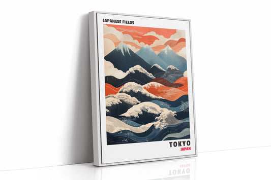 Japanese Fields – Mountain and Wave Harmony