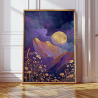 Moonlit Serenade of Wildflowers