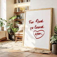 Sacred Letters Paint Crimson Grace