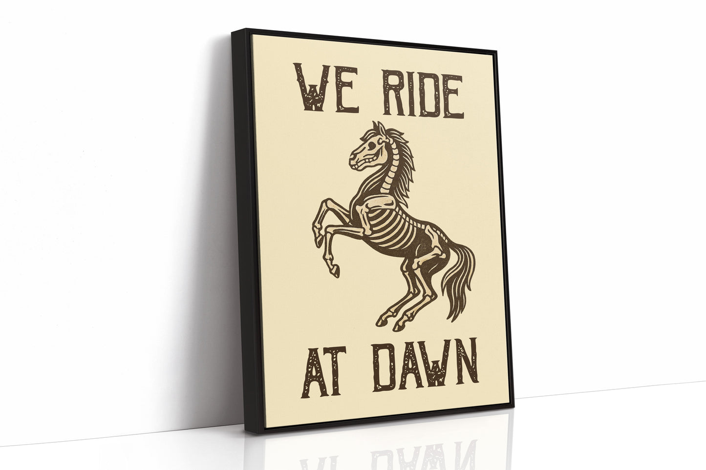 Ride at Dawn Bones Dance Under Desert Sun