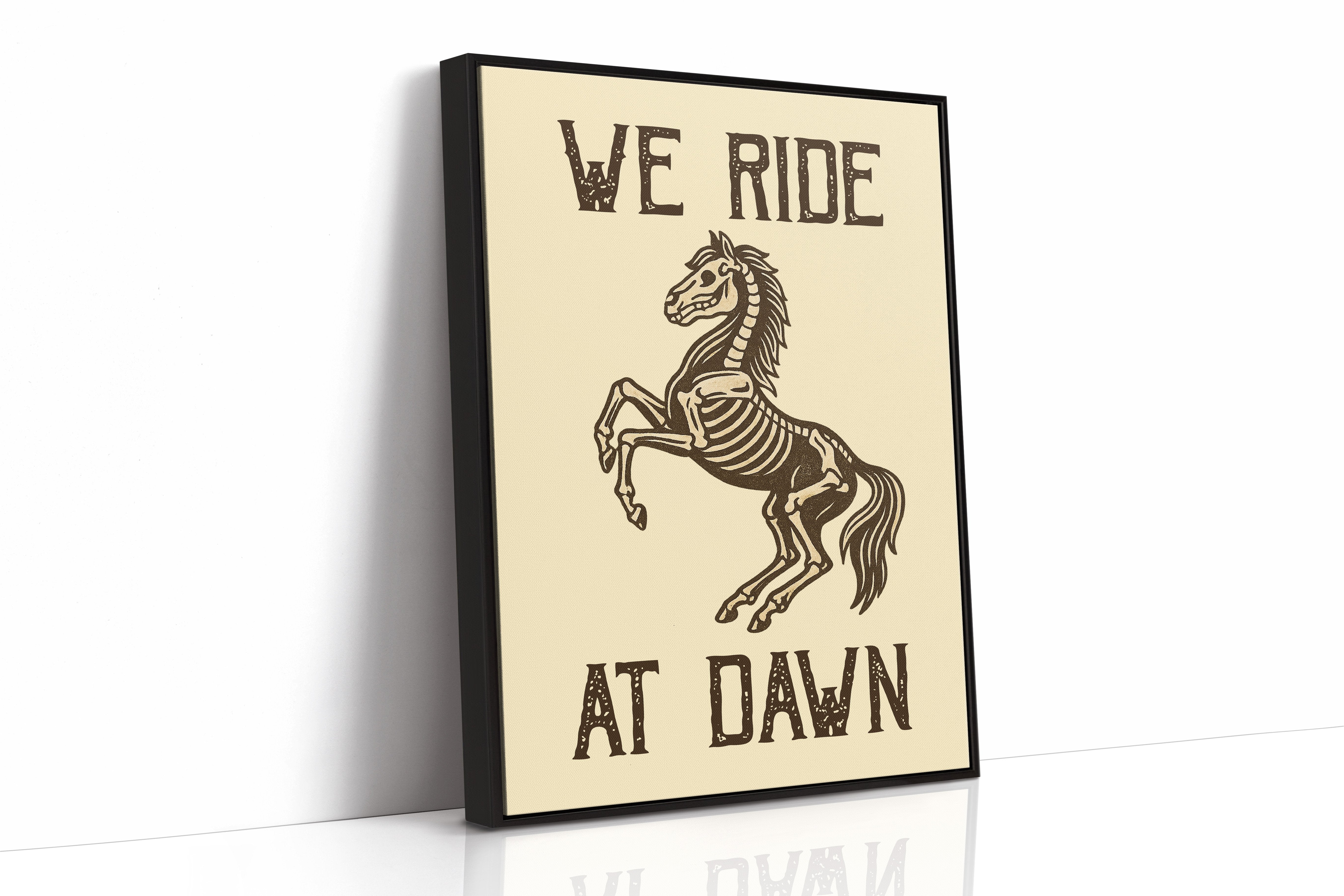 Ride at Dawn Bones Dance Under Desert Sun
