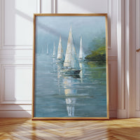 Sails Embrace the Morning Mist